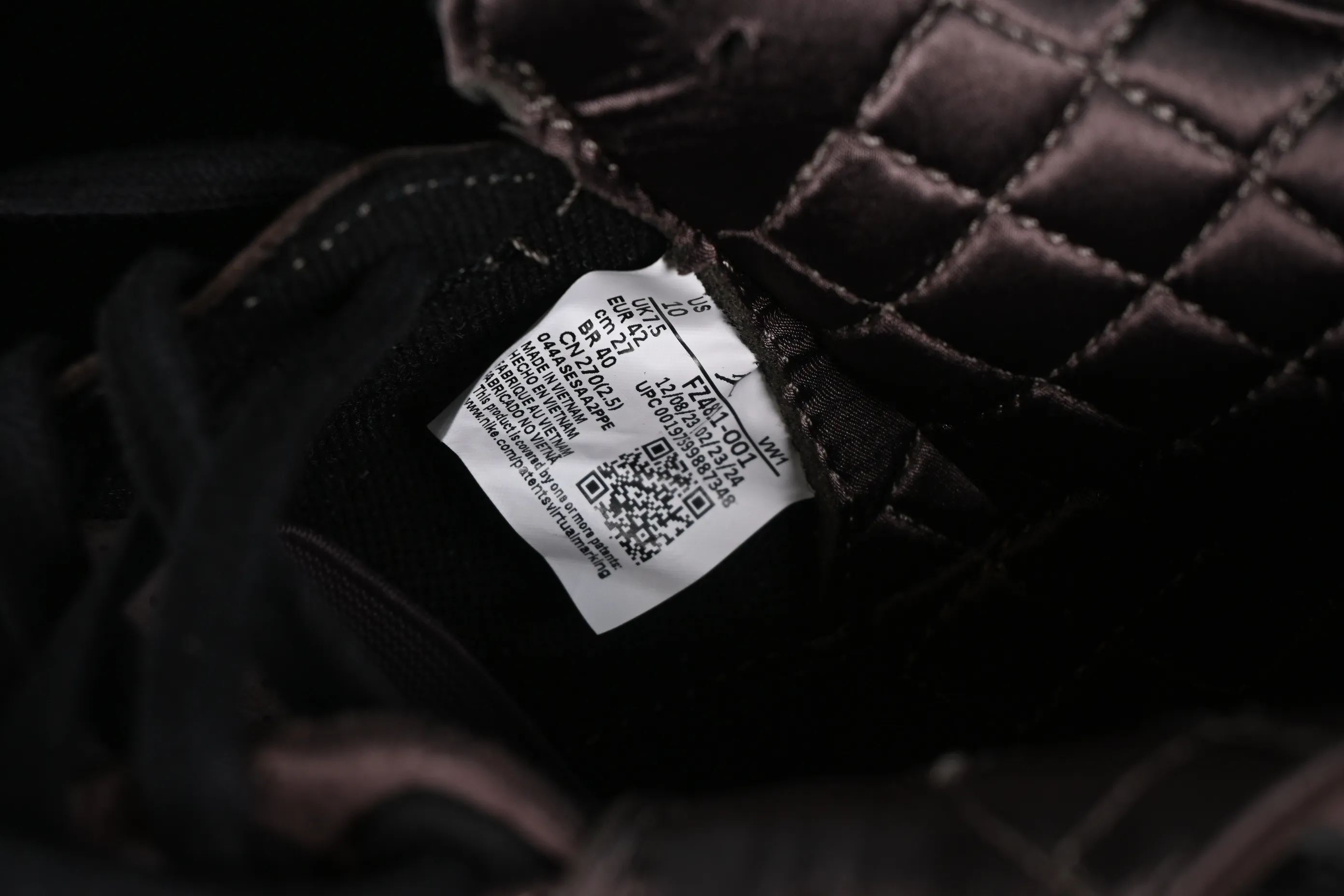 All categories Air Jordan Jordan series basketball shoes Air Jordan 3 foreign trade version A Ma Maniere x Air Jordan 3 Retro "Black" AJ3 Joe 3 joint model FZ4811-001